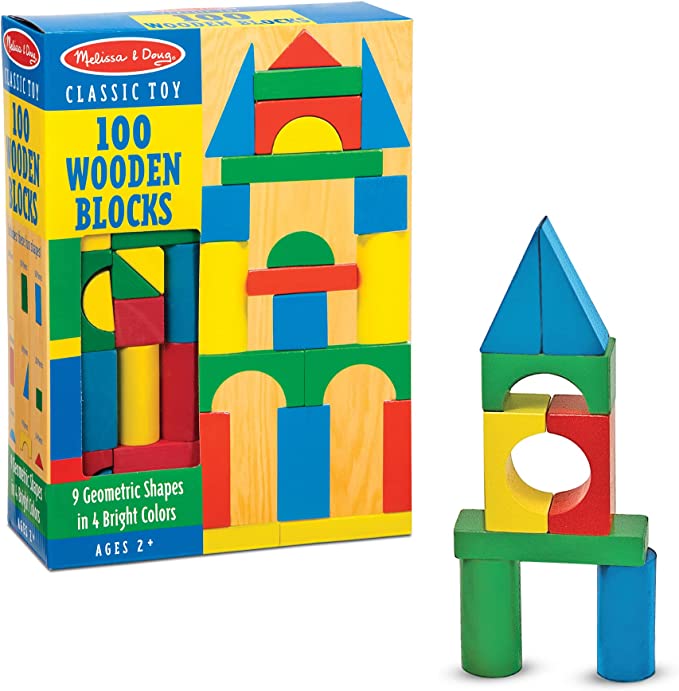 100 Wood Blocks Set – Baby Bundles