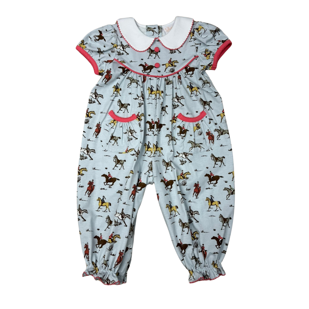 CLAIRE BUBBLE ROMPER STEEPLECHASE