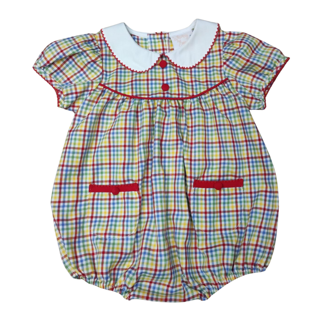 SCHOOL DAYS PLAID GIRLS BUBBLE