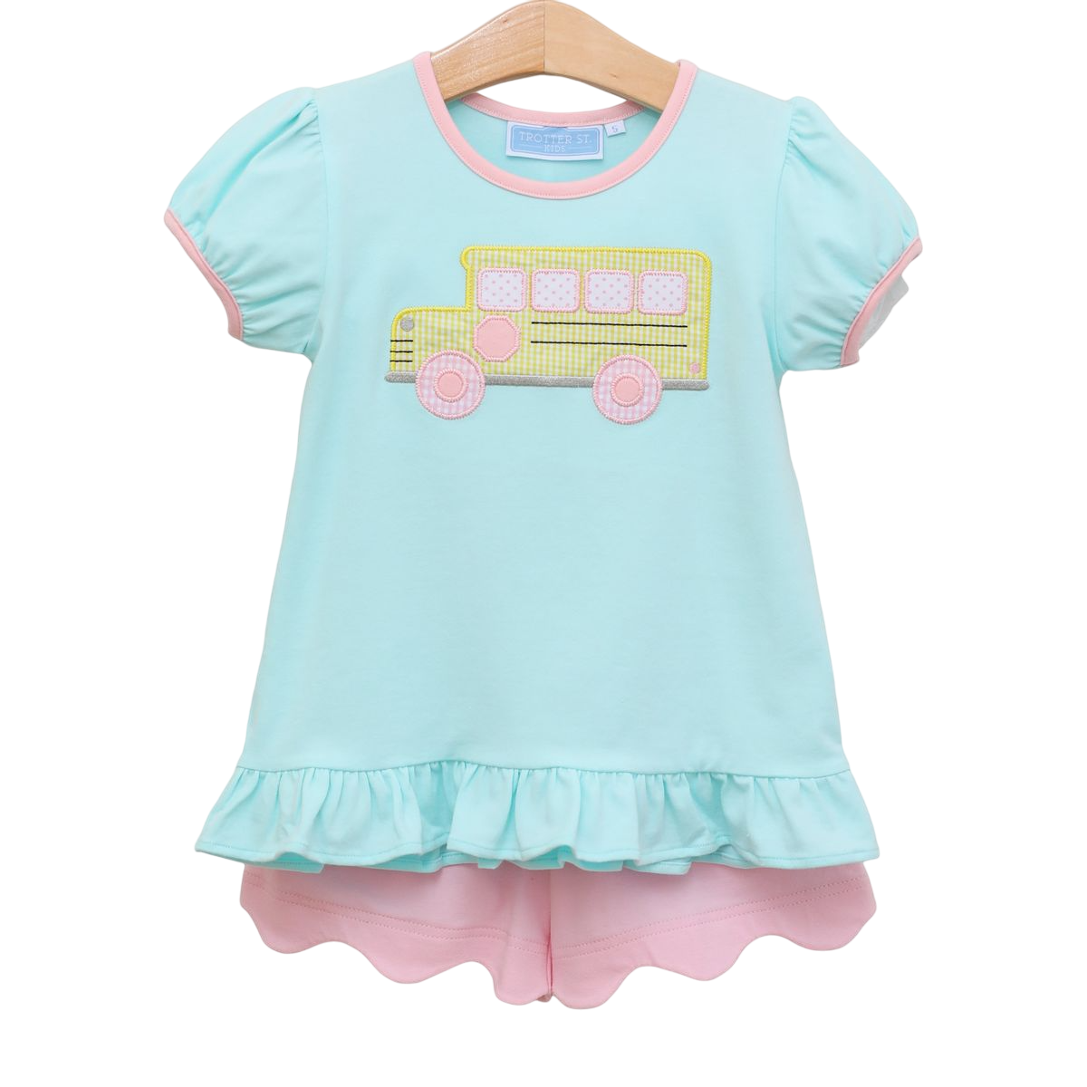 BUS RUFFLE SHORT SET