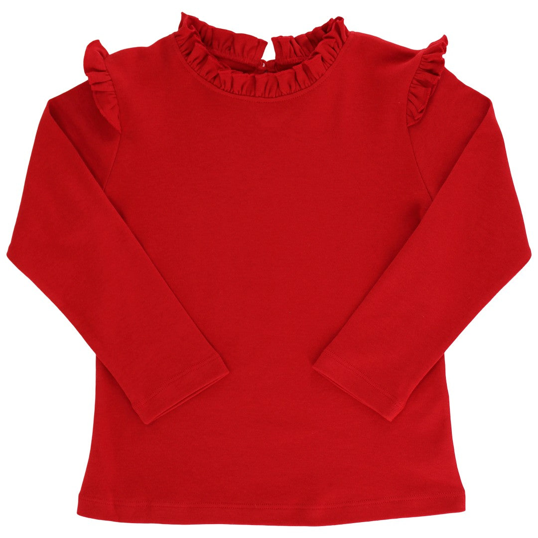 RED L/S TEE - GIRL'S