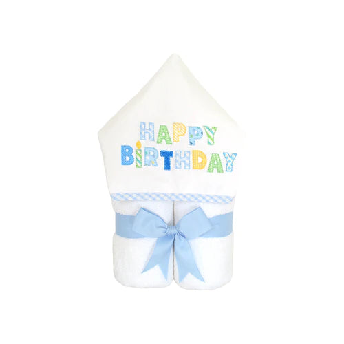 Blue Happy Birthday Everykid Towel