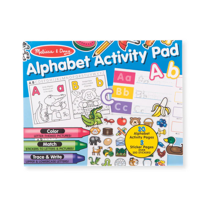 Alphabet activity pad