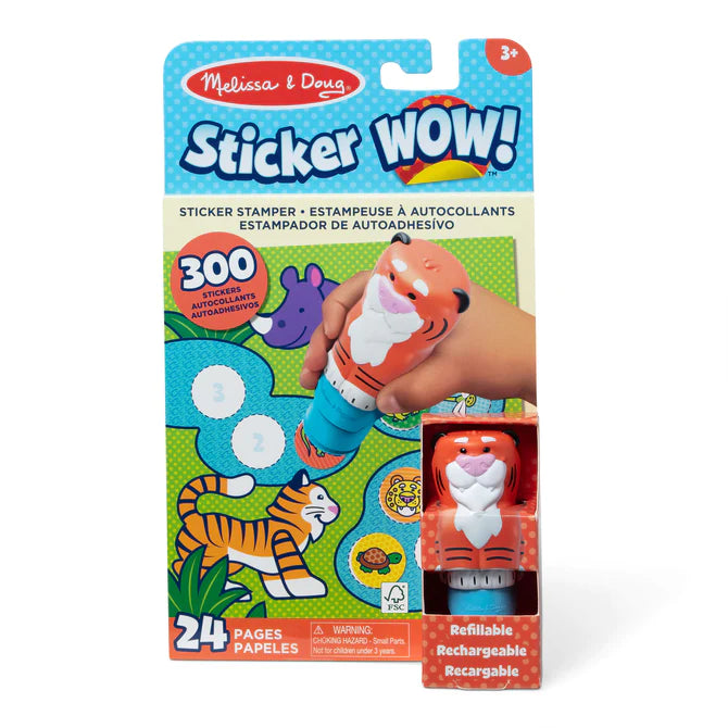 Sticker WOW tiger