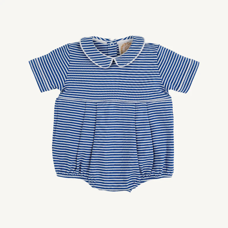 Bradford Bubble -  Rockefeller Royal Stripe with Worth Avenue White