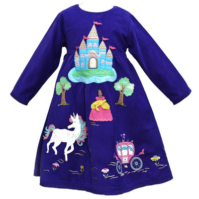 Fairytale applique dress