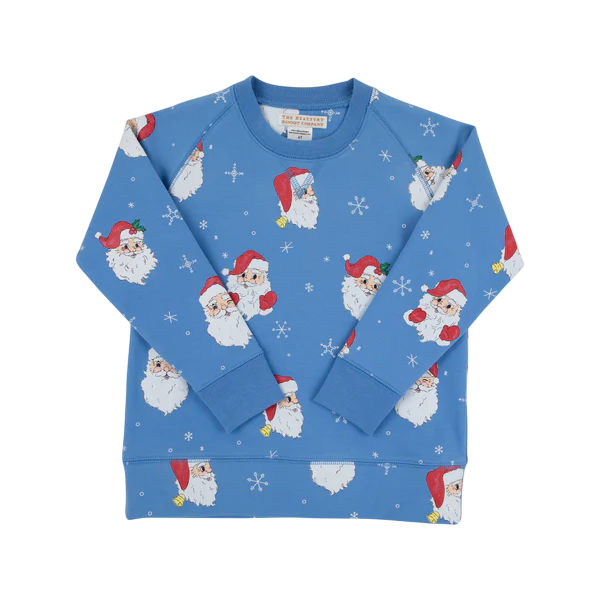 CASSIDY CREWNECK DEAR SANTA BLUE