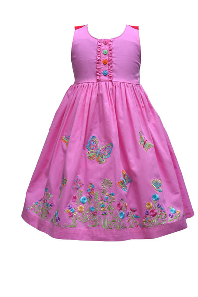 Embroidered Fairyland Butterfly Dress