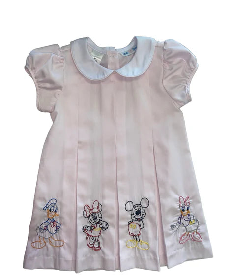 Embroidered disney character dress