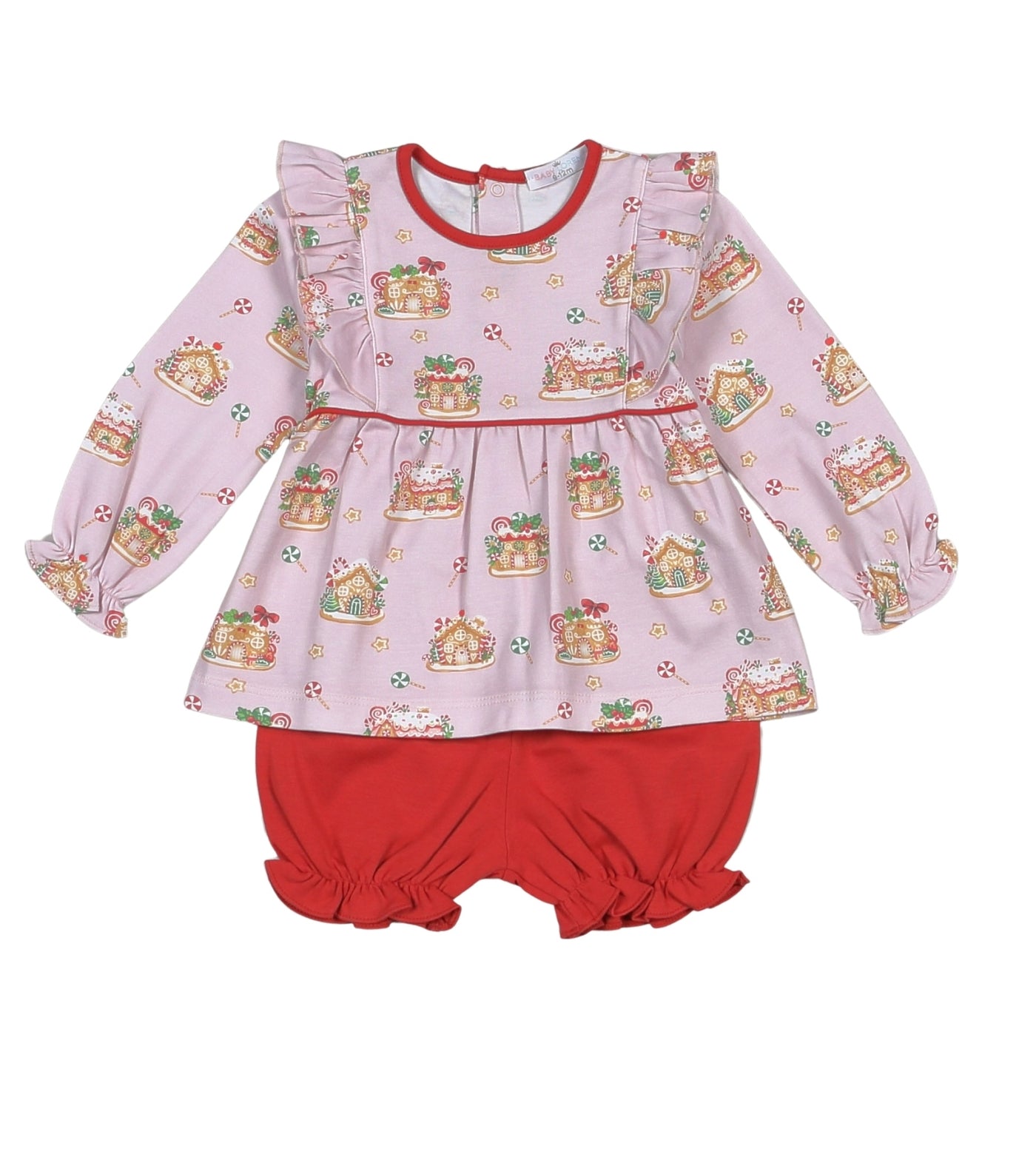 GINGERBREAD HOUSE BLOOMERS SET