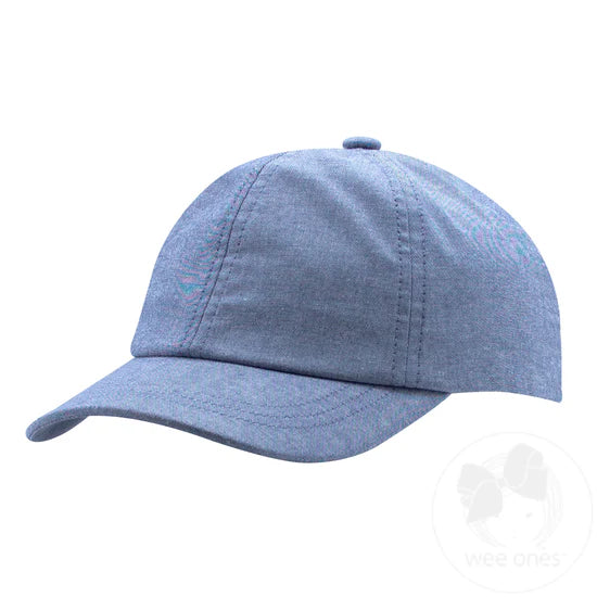 Chambray ball cap-denim