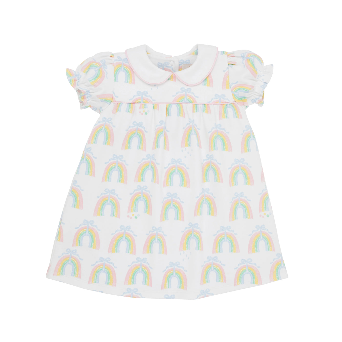 Holly Day Dress - Raine Bows With Palm Beach Pink
