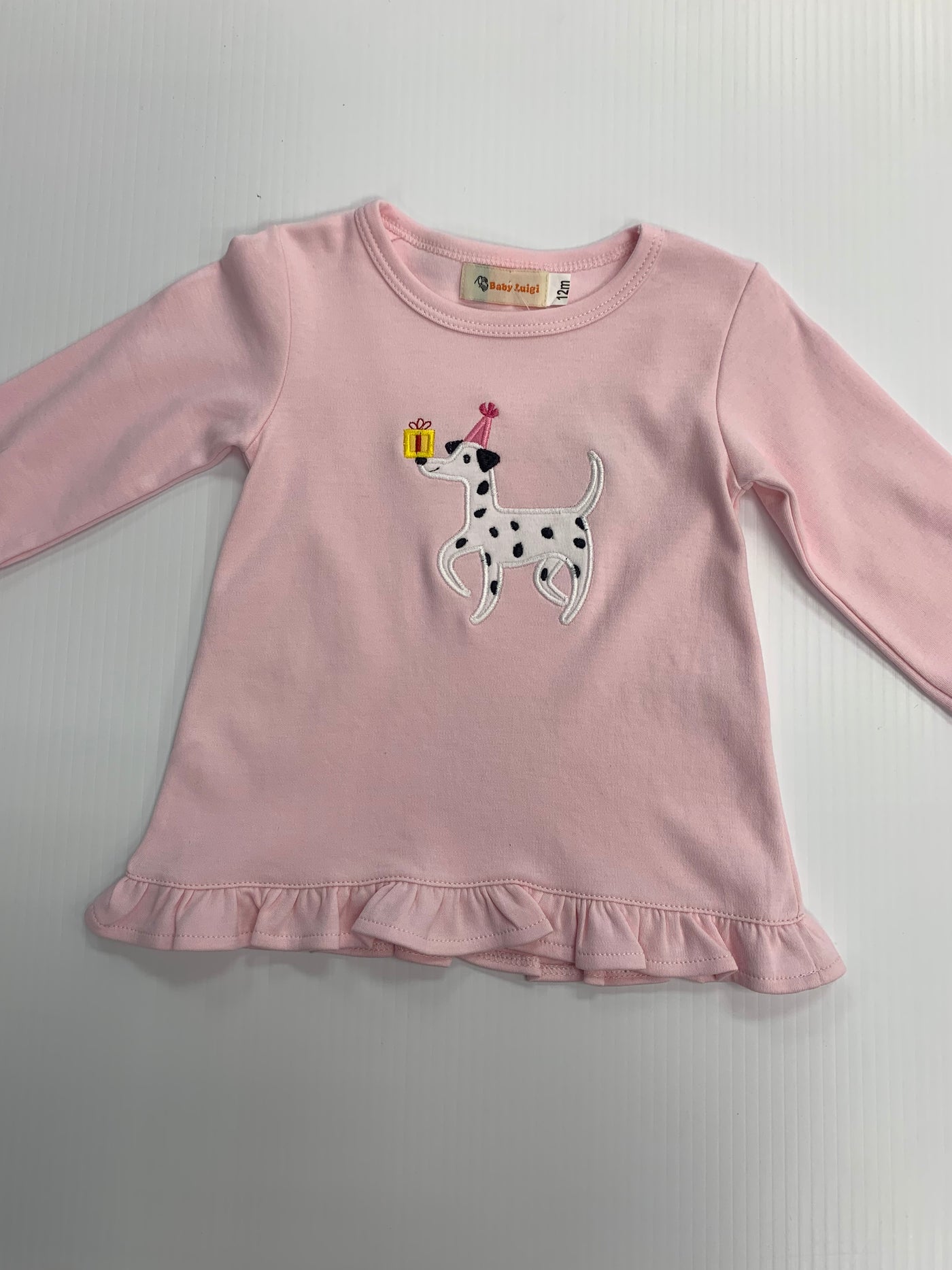 Birthday dalmatian swing top