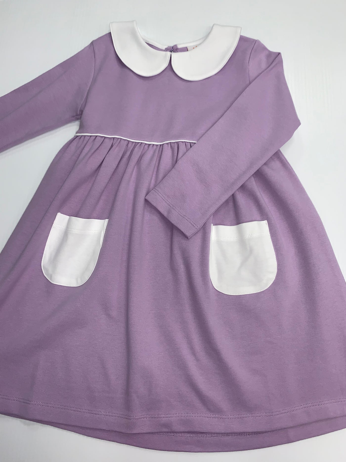 Long Sleeve Purple Dress w/Pockets
