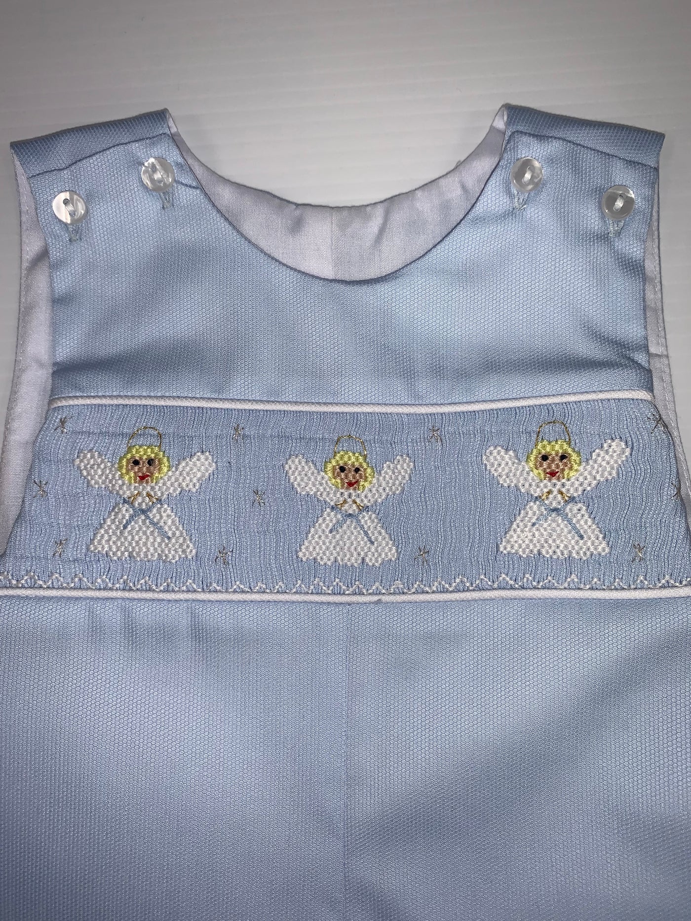 Smocked angel longall