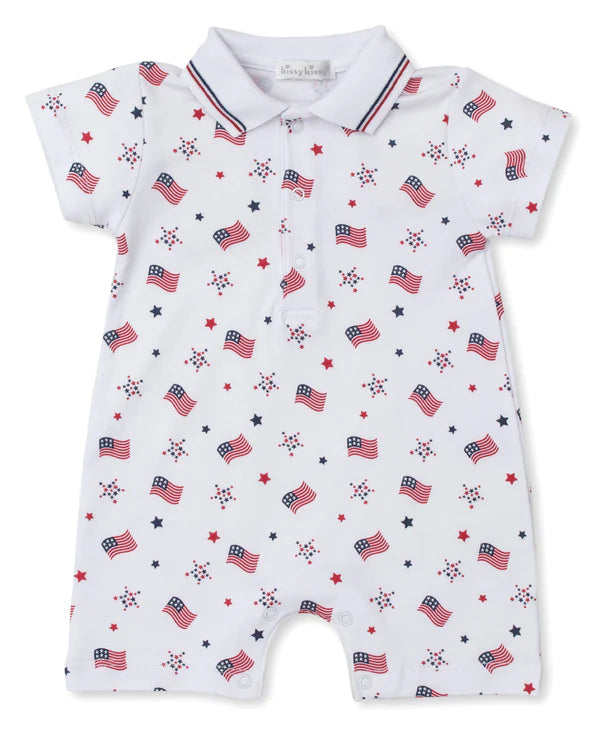 Star spangled spirit short playsuit