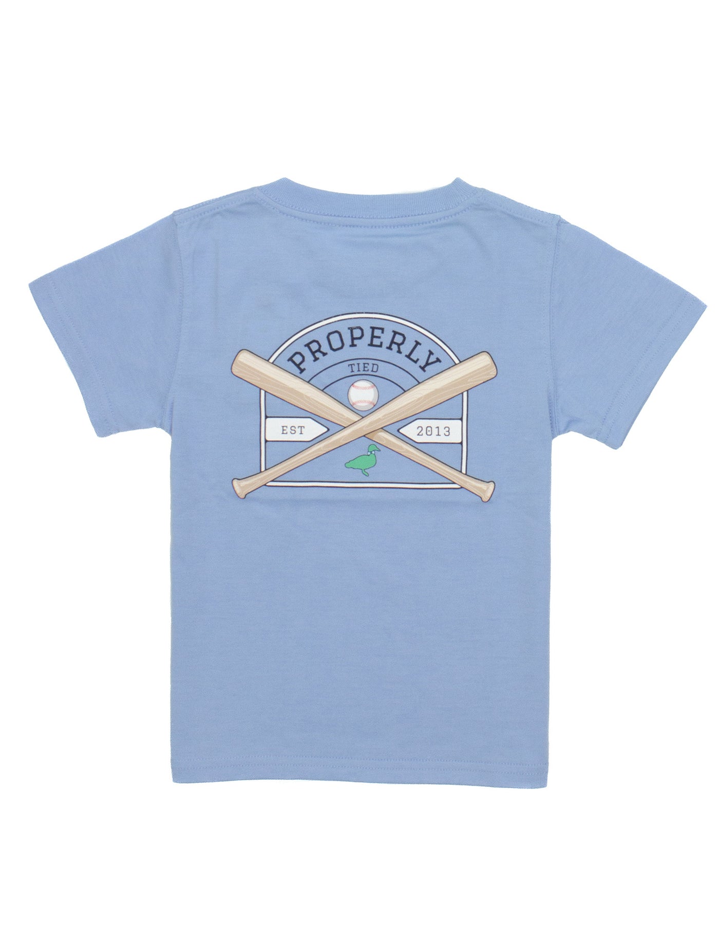 Baseball Shield Short Sleeve T-shirt w/Pocket