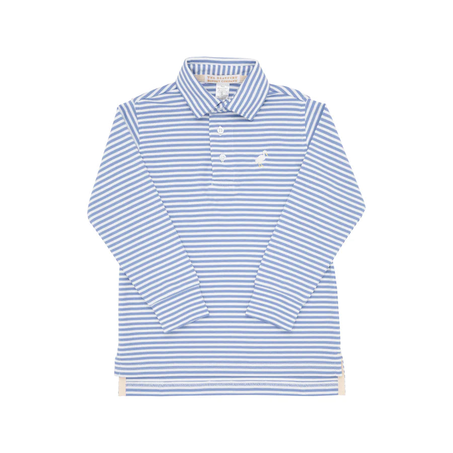 Long sleeve prim and proper polo