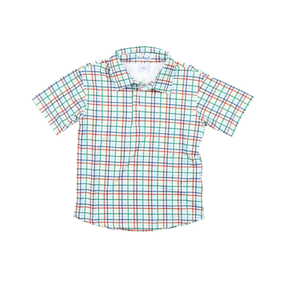 PERFORMANCE POLO FALL PLAID