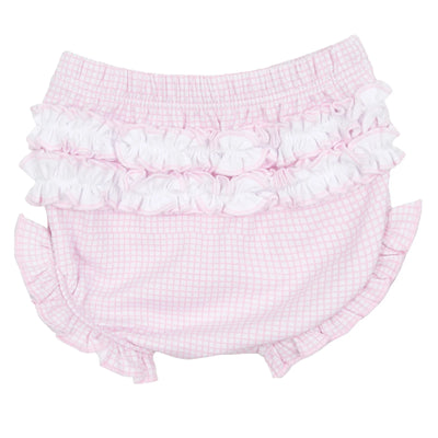 Baby Fish Applique Diaper Cover Set - Pink