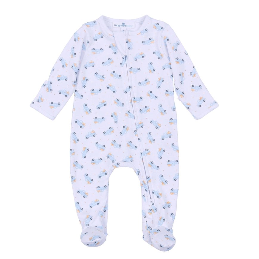PUMPKIN PATCH ZIPPER FOOTIE