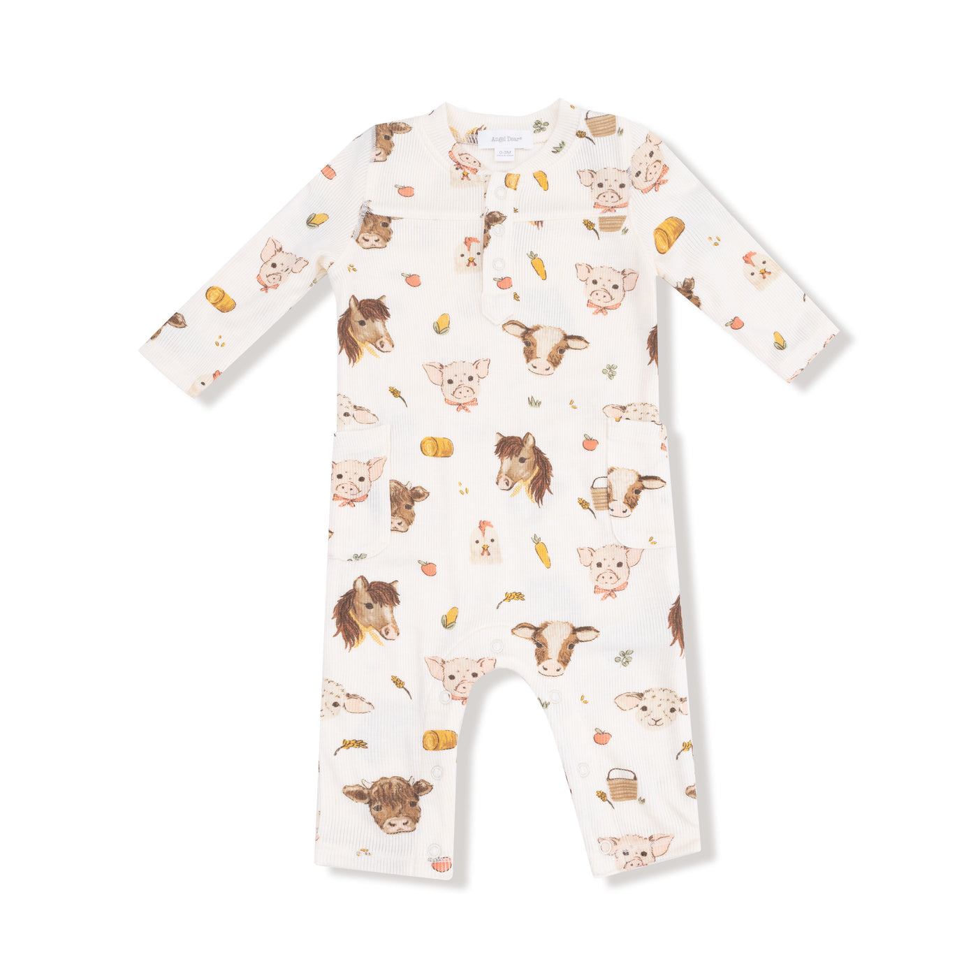 VINTAGE BARN ANIMALS ROMPER
