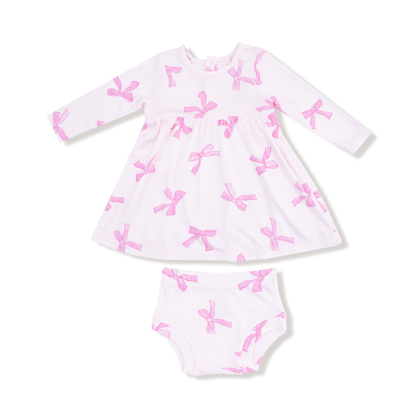 PRETTY BOWS DRESS+BLOOMER