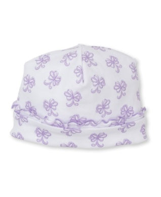 Lilac bow hat