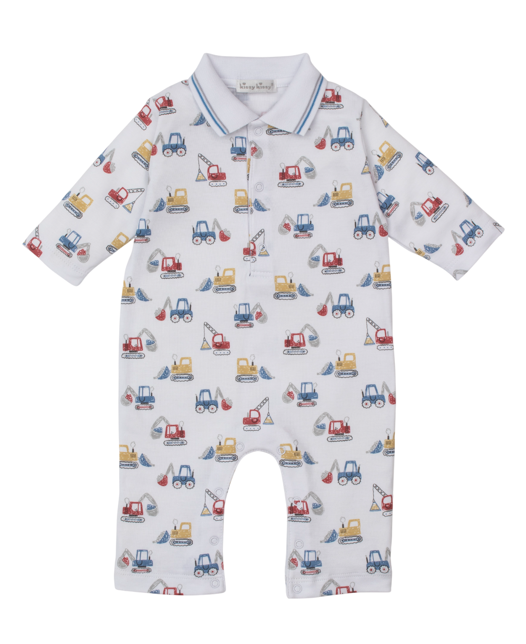 CONSTRUCTION DIGGERS PLAYSUIT