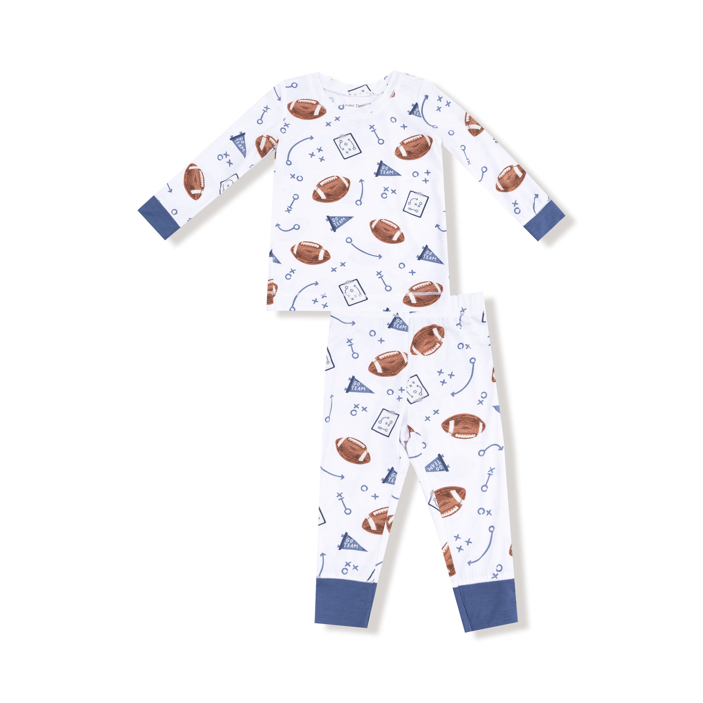 L/S LOUNGEWEAR SET TOUCHDOWN TIME