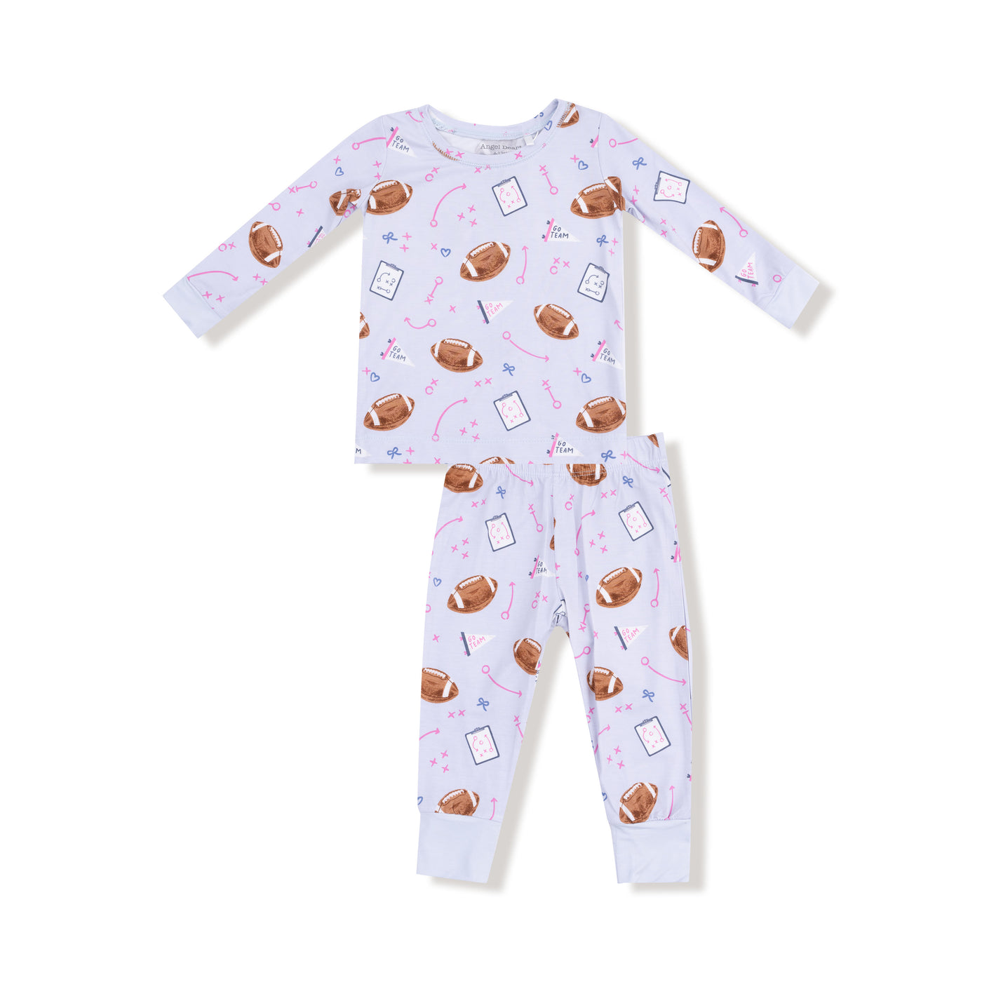 L/S LOUNGEWEAR SET TOUCHDOWN TIME