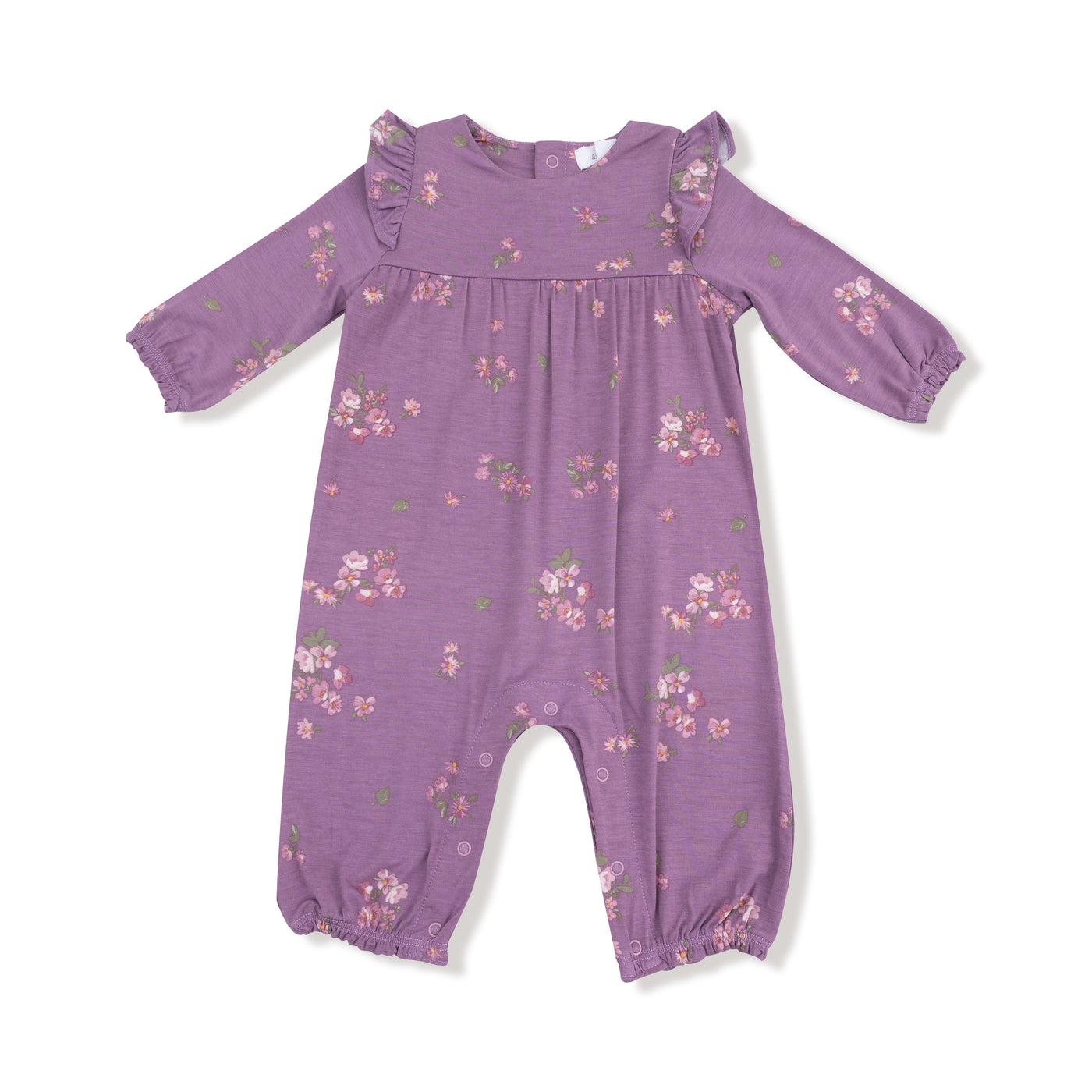 RUFFLE SLEEVE ROMPER WOODSORREL
