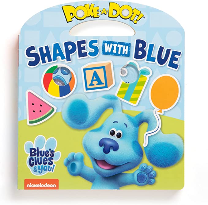 Poke a dot : shapes with blue