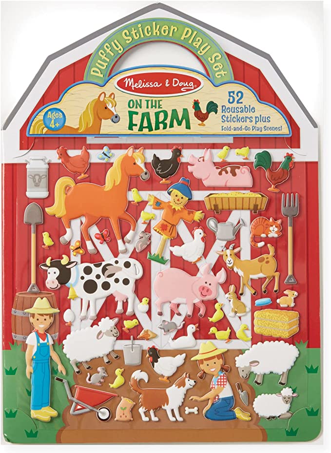 Puffy stickers- farm