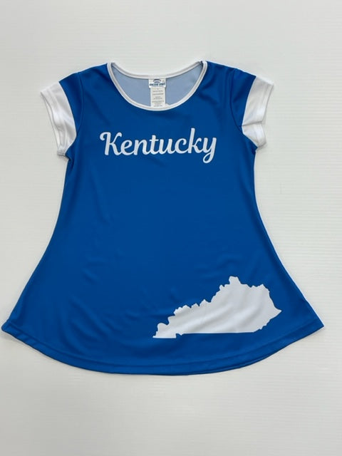 Blue Kentucky jersey dress