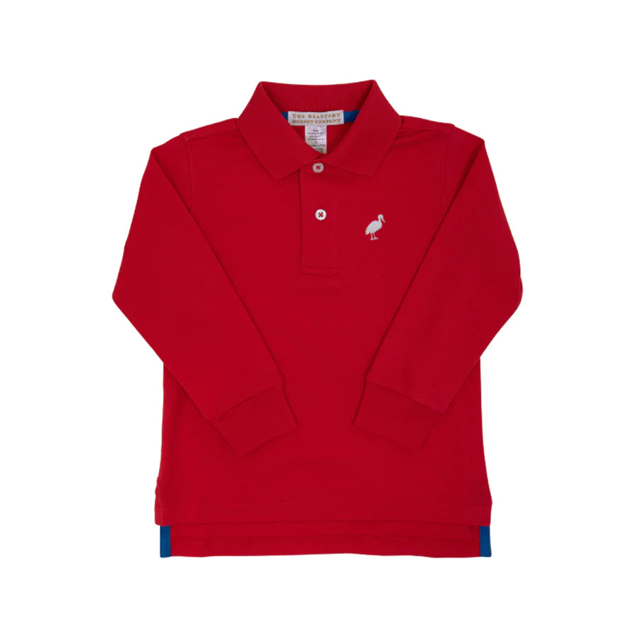 Long sleeve prim and proper polo