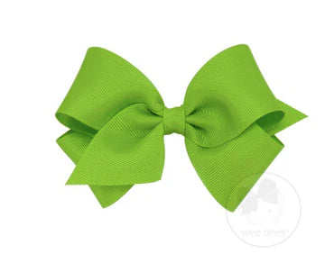 MINI CLASSIC GROSGRAIN GIRLS HEAD BOW (PLAIN WRAP)