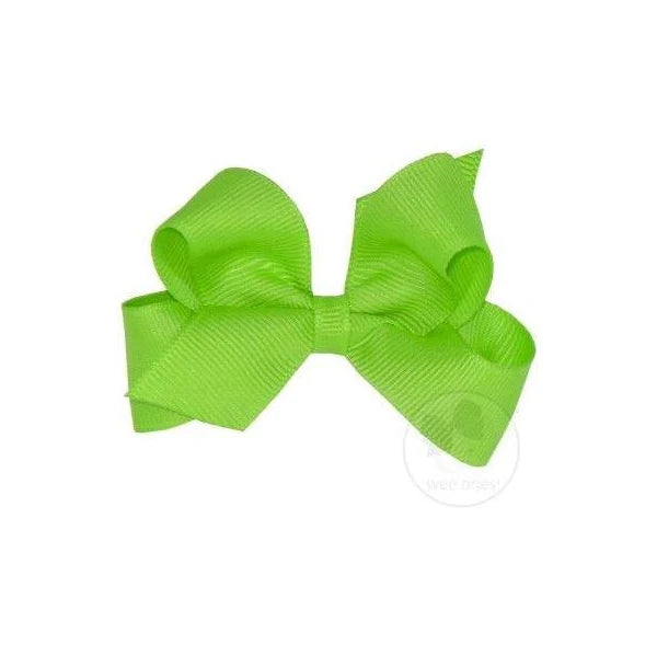 MINI CLASSIC GROSGRAIN GIRLS HEAD BOW (PLAIN WRAP)