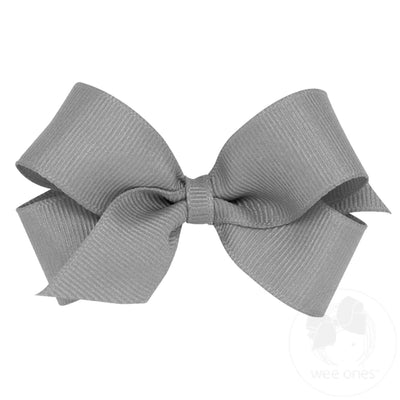 MINI CLASSIC GROSGRAIN GIRLS HEAD BOW (PLAIN WRAP)