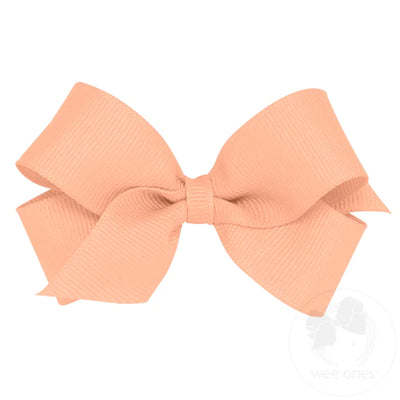 MINI CLASSIC GROSGRAIN GIRLS HEAD BOW (PLAIN WRAP)