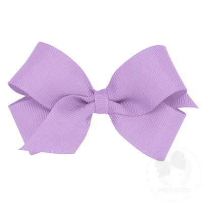 MINI CLASSIC GROSGRAIN GIRLS HEAD BOW (PLAIN WRAP)