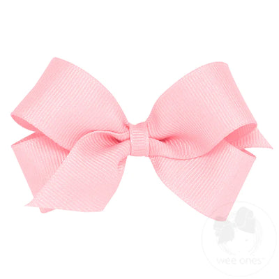 MINI CLASSIC GROSGRAIN GIRLS HEAD BOW (PLAIN WRAP)