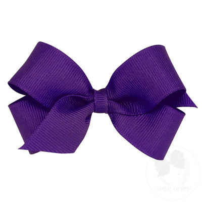 MINI CLASSIC GROSGRAIN GIRLS HEAD BOW (PLAIN WRAP)