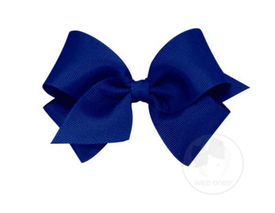 MINI CLASSIC GROSGRAIN GIRLS HEAD BOW (PLAIN WRAP)