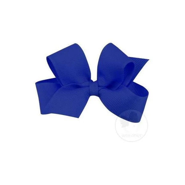 MINI CLASSIC GROSGRAIN GIRLS HEAD BOW (PLAIN WRAP)