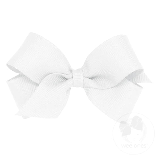 MINI CLASSIC GROSGRAIN GIRLS HEAD BOW (PLAIN WRAP)