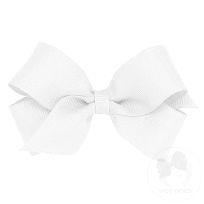 MINI CLASSIC GROSGRAIN GIRLS HEAD BOW (PLAIN WRAP)