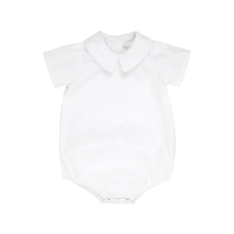 peter pan collar shirt onesie