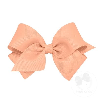 SMALL CLASSIC GROSGRAIN GIRLS HAIR BOW (PLAIN WRAP)