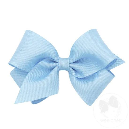 SMALL CLASSIC GROSGRAIN GIRLS HAIR BOW (PLAIN WRAP)